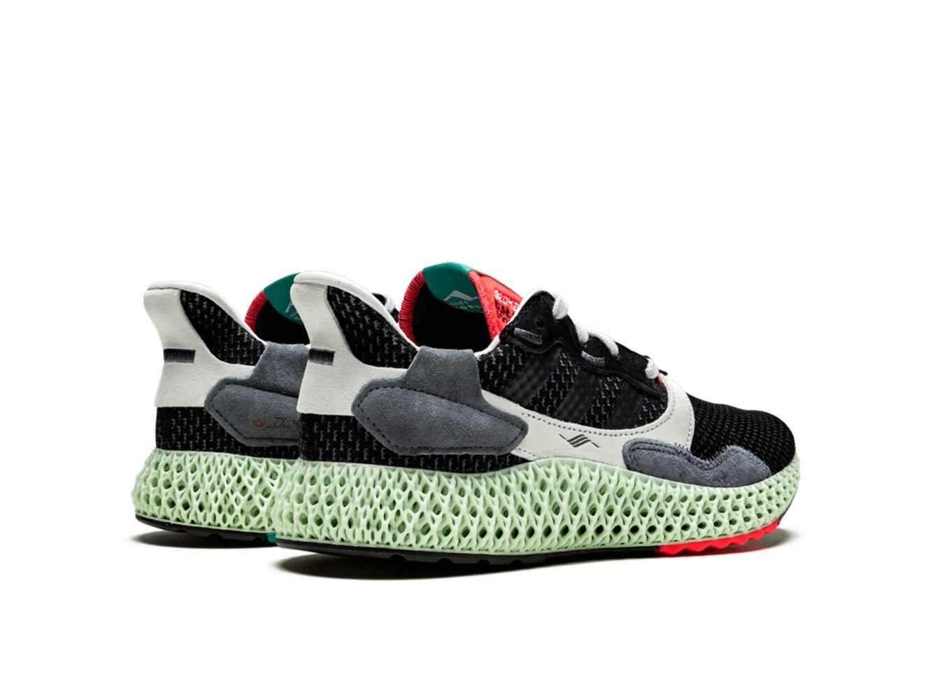  Adidas ZX 4000 4D Black/Grey/Red (40-44)