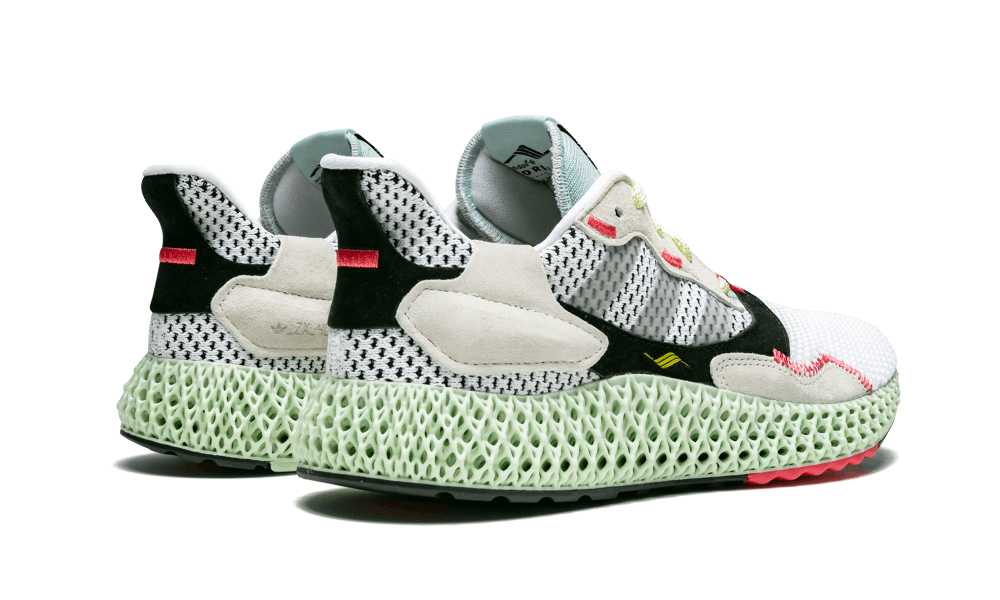  Adidas ZX 4000 4D  White/Black/Green