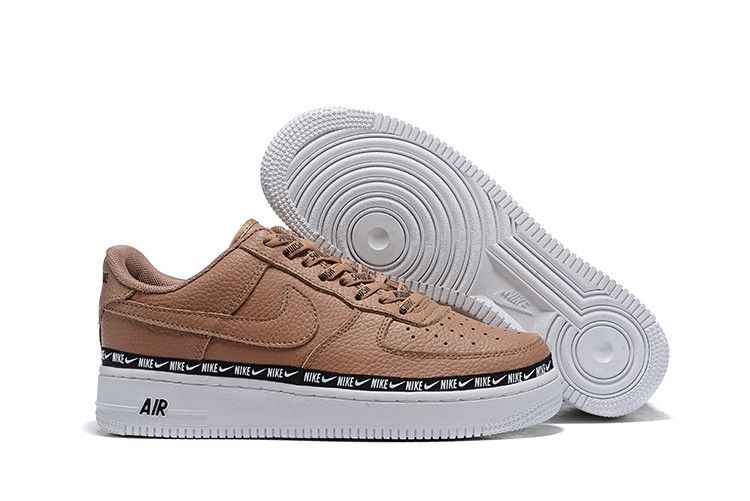 Nike Air Force 1 Lab Low, бежевый, кожа, женские