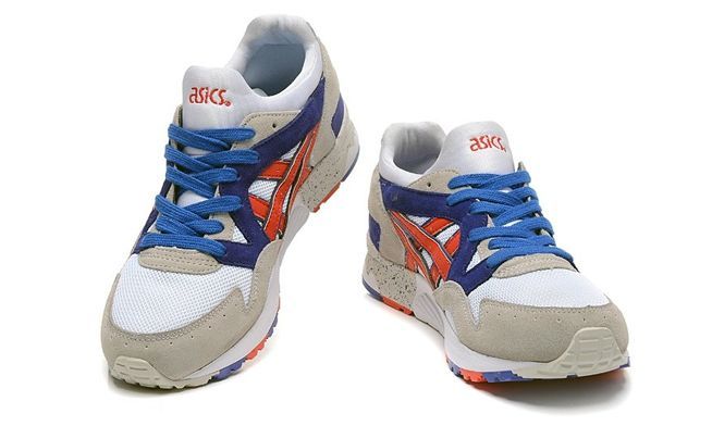Asics Gel Lyte 5 серые с синим (35-39)