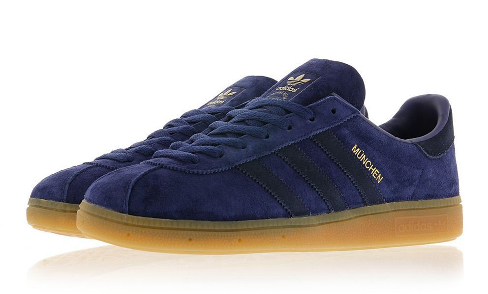 Adidas Munchen Dark Blue синие (40-44)