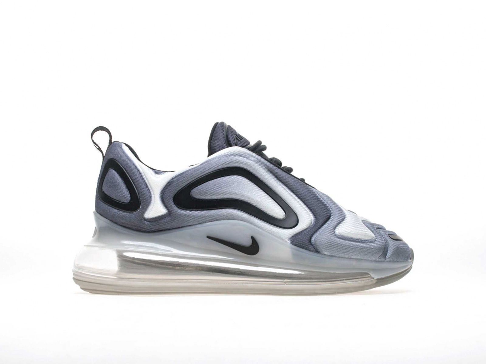 Nike Air Max 720, серый, черный, нейлон, женские